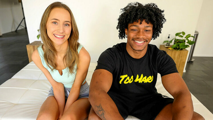 Dennis Barkley Interviews Blonde Teen Cutie Madison Peach