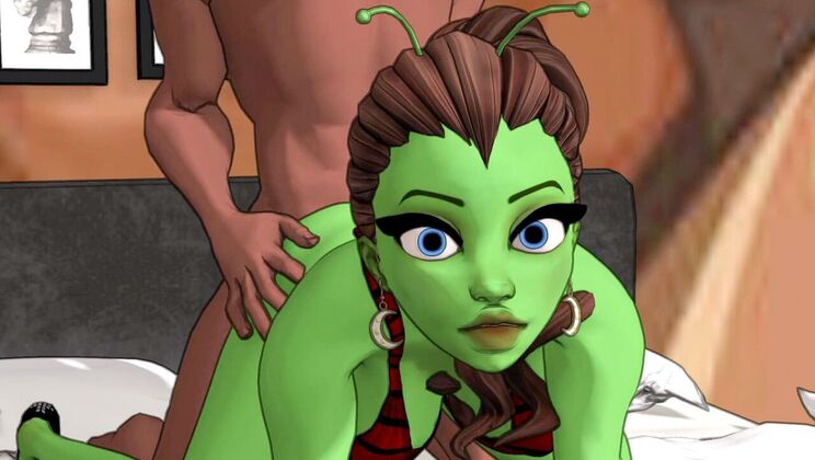 Animation of Big Tits, Bigger Cumshot