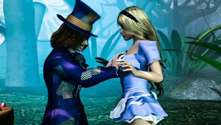 Naughty Blonde Alice: Teen Sex Fantasy