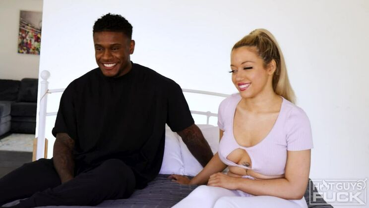 Francesca Rossi Meets Tall, Dark, and Handsome Calvin Beckham