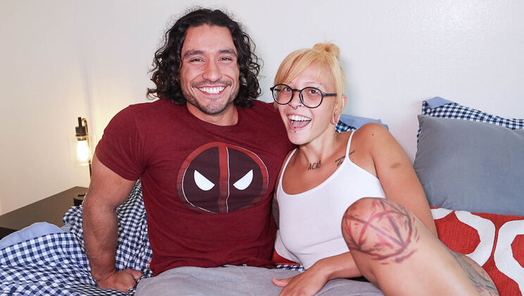 Mai Cox's Long Hair Flies as Leo Woodman Pumps Her