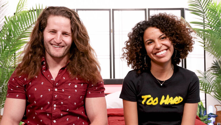 Hairy Brunette Alix Pena and Richard King's Encounter