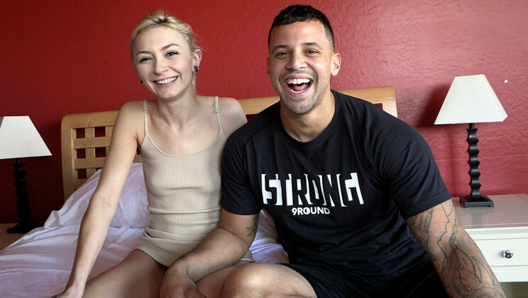 Tony Romero's Hot Interview with Blonde Clara Fargo