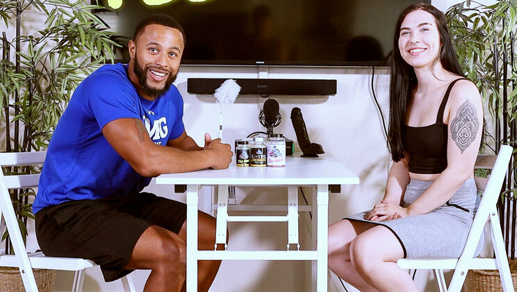 Alyssa Amythest Interview Leads to Rough Sex with Draco Young