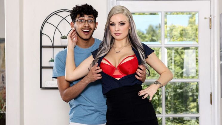 Cum on Tits with Kenzie Taylor and Diego