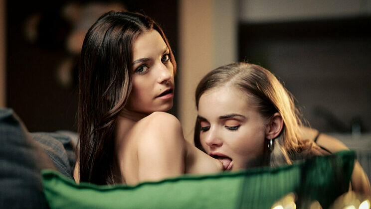 Tattooed Beauties in Thong Action (2023)