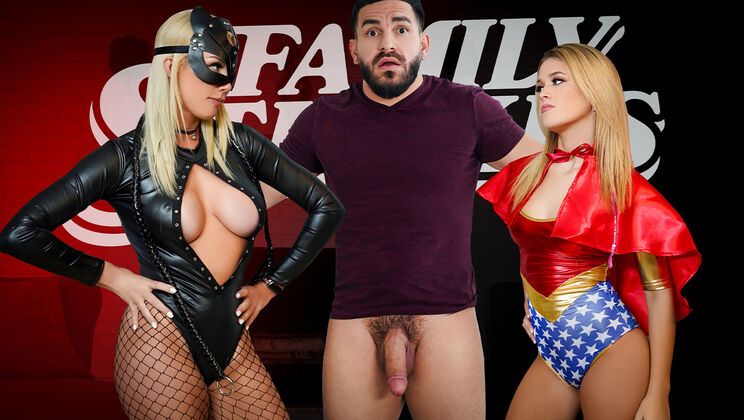 Stepdad’s Wild Night with Madison Blaze and Ashley Alexander