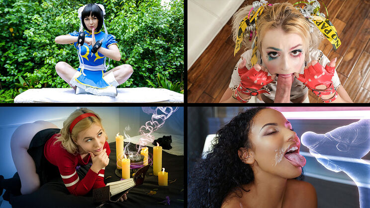 Slutty Halloween Babes Compilation Video