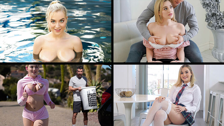 Blonde PAWG Blake Blossom Takes Loads in Mouth & Pussy