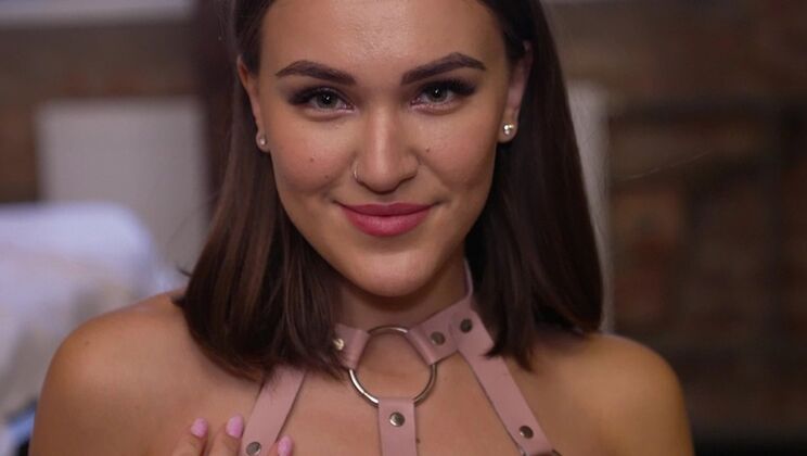 Sexy MILF in BDSM with Ball Licking and Big Cock