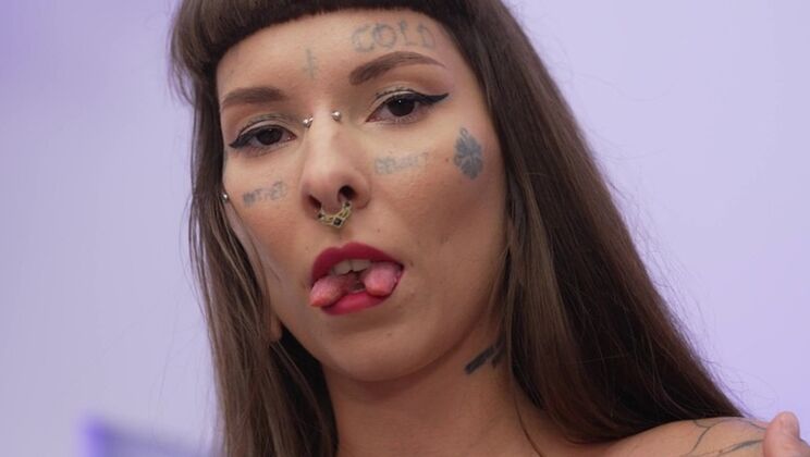 First Anal Experience with Tattooed, Skinny Bitch