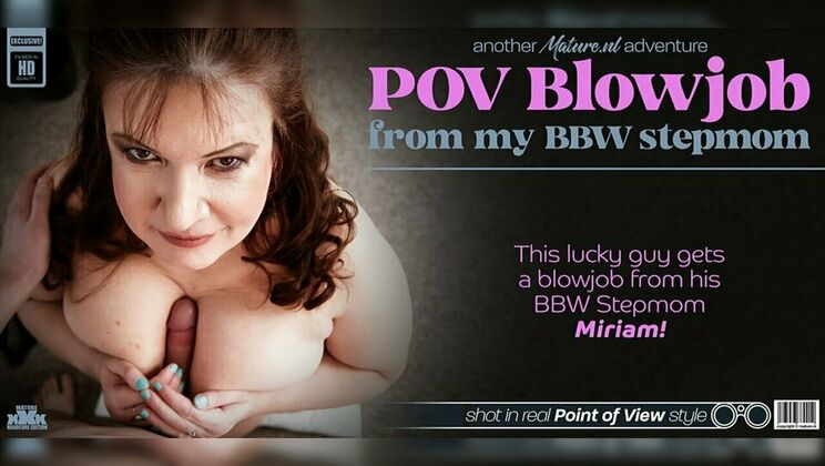 Stepmom Miriam's Titty Fuck and Blowjob