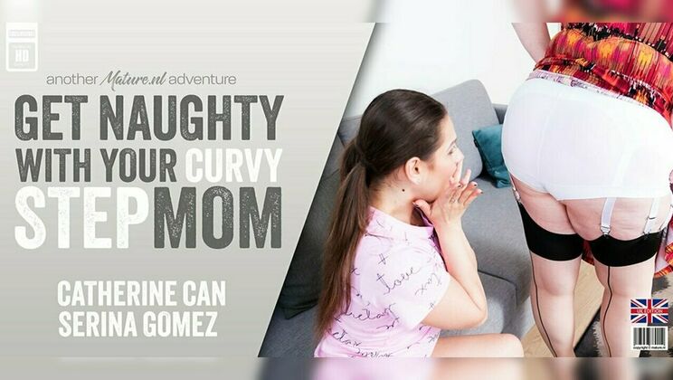 Nipple Play with Serina Gomez and Stepmom Catherine Can