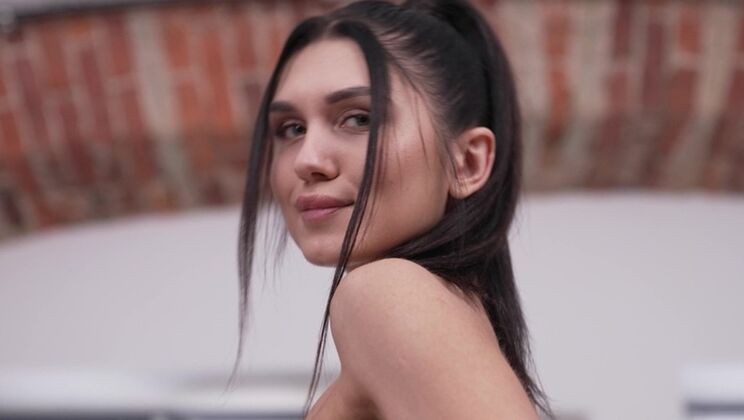 Middle Eastern Babe Gets DP'd by Big Cocks