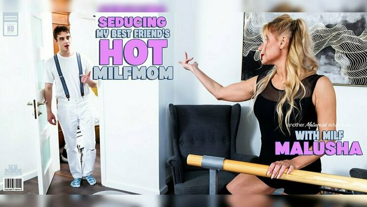 Robby and Malusha in a Cum on Tits and Facial Scene