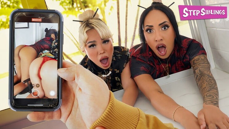 Thong-Wearing Trios Get Stuck