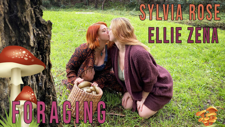 Ellie Zena & Sylvia Rose - Hot Redheads Fingering Each Other Outside