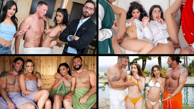 Swappz Ebony Girls: Big Asses and Creampies