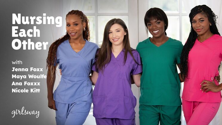 Four Nurses Indulge in Lesbian Pleasure