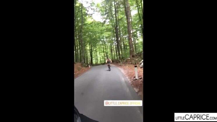 Small Tits Brunette LittleCaprice in Slovenia Sex