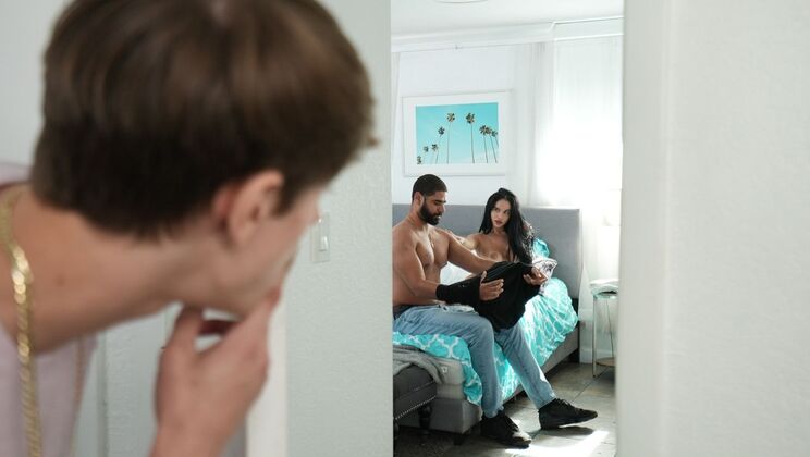 Stepmom's Mouth Full of Cum