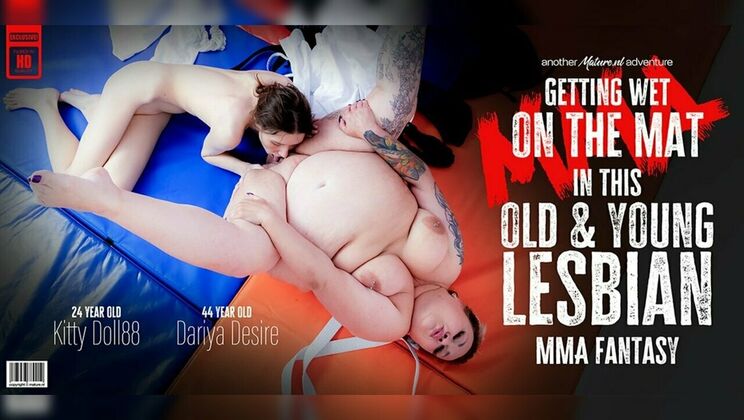 Mature Lesbian Sex: Dariya Desire and Kitty Doll's Encounter