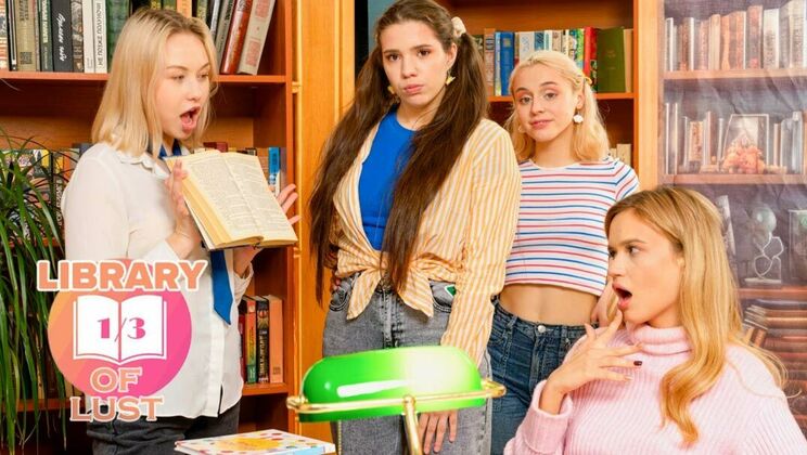 Blonde Molly Cute & Tattooed Nice Viki in Lesbian Action