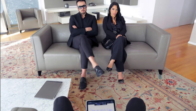 Big Booty Megan Takes Two in POV Threesome