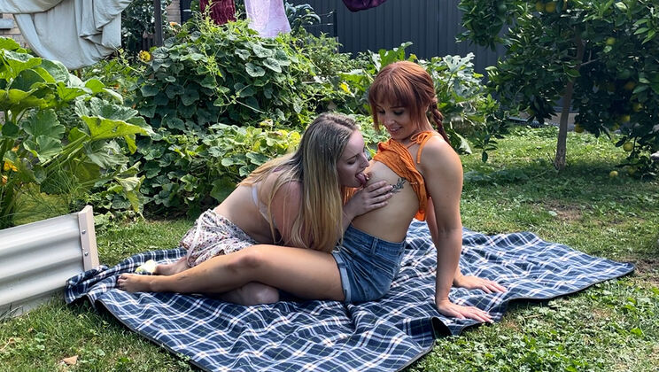 Public Lesbian Encounter with Charlie F and Nova H