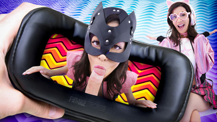 VR Sex - Tiny Natalie Gets Cum on Pussy