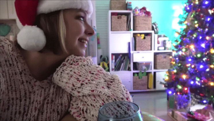 POV Christmas Sex with a Big Assed MILF