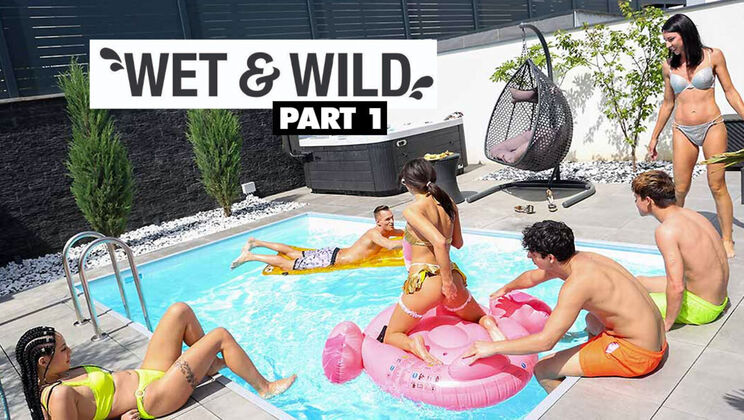 Wet & Wild Sex at Pool