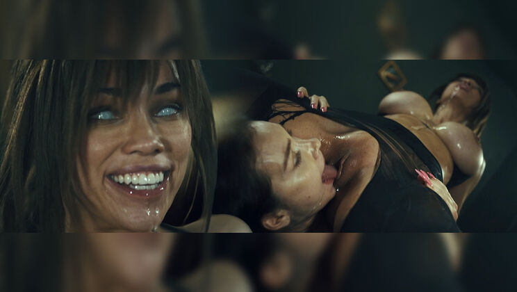 Scissoring with Big Tits - Octokuro Excites