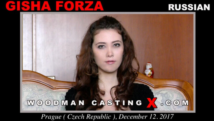 Gisha Forza Casting: Young Beautiful Girl Rough DP & Gaping