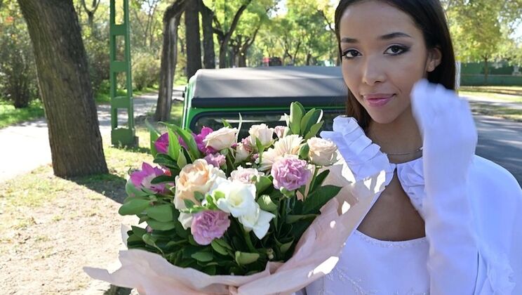 Lia Lin Cheating Bride Hardcore Fuck Session