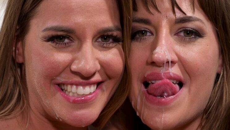 European Twins Eveline & Silvia Dellai in Anal Action