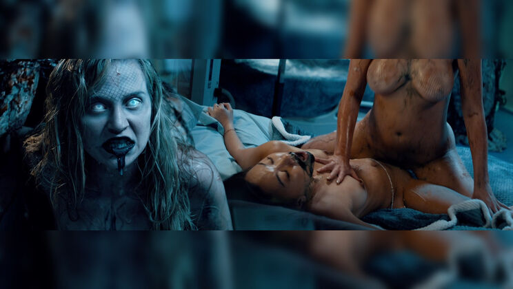 Asian Girls with Small Tits Lesbian Parasited Action