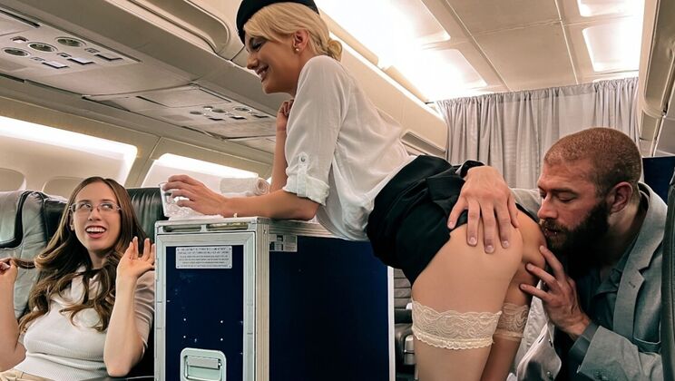 Enhanced Body Blonde Gets Standing Doggystyle & Cum on Ass