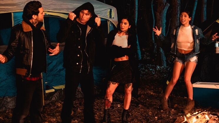 Caucasian Beauties in a Sexy Voyeur Scene