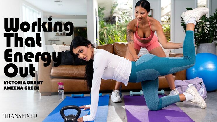 Blonde and Ebony Get Their Shaved Pussies Licked