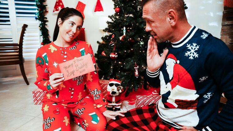 Stepdaughter Theodora Day Unwrapped: Gagging on Big Cock