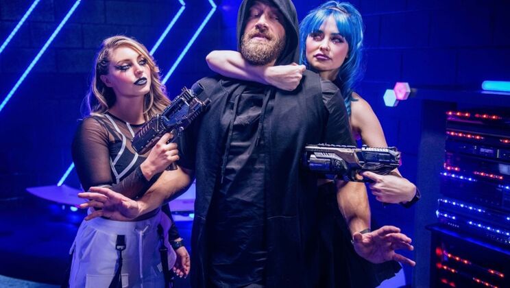 Big Tits Blonde Lesbians in Intimate 69 Position