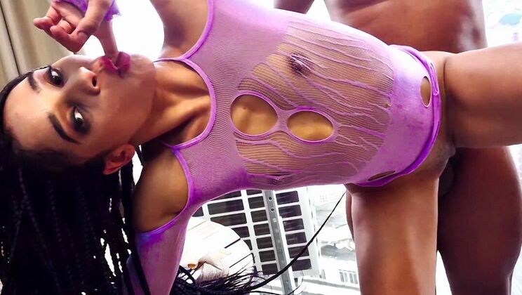 Hardcore Black On Amateur Natural Tits