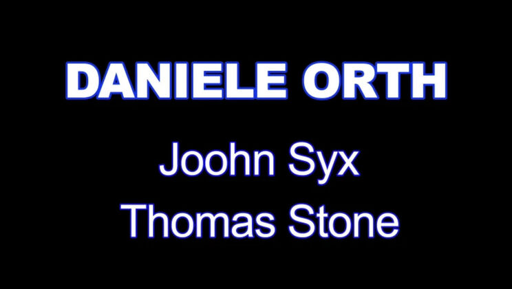 Daniele Orth's Deep Throat Skills Before Intense DP