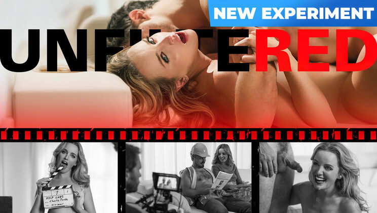 Concept Part 3: Skinny Blonde MILF Licks Pussy and Swallows Cum