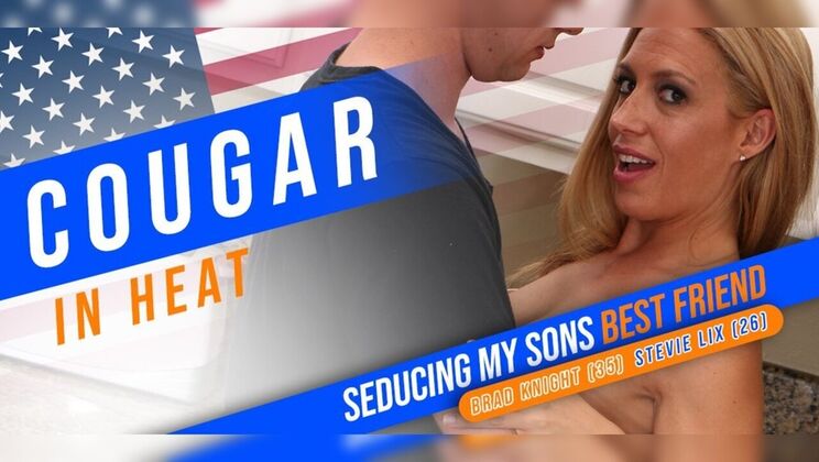 Stevie Lix Undresses and Sucks Brad's Cock