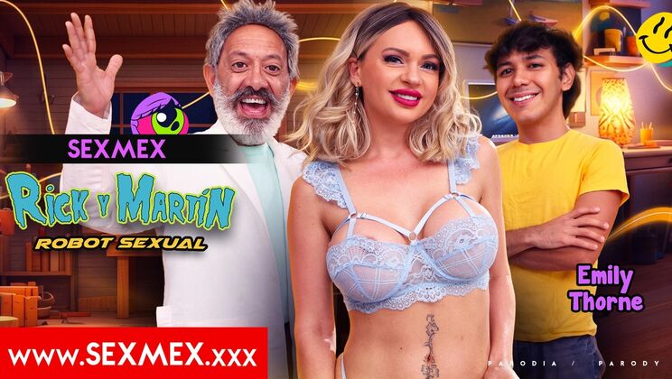 Blowjob Queen Emily Thorne with Robot – Big Tits Bounce