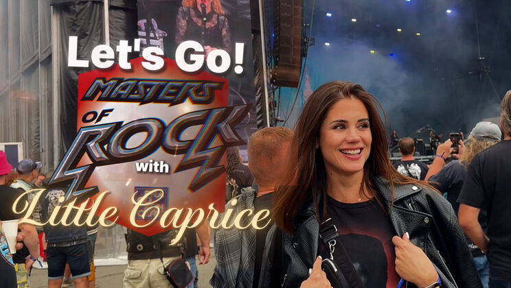 Little Caprice Behind the Scenes of Rock Masters
