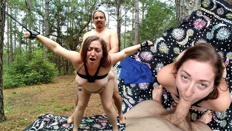 Outdoor Pussy Licking and Spanking in Outer Bounds with Maev