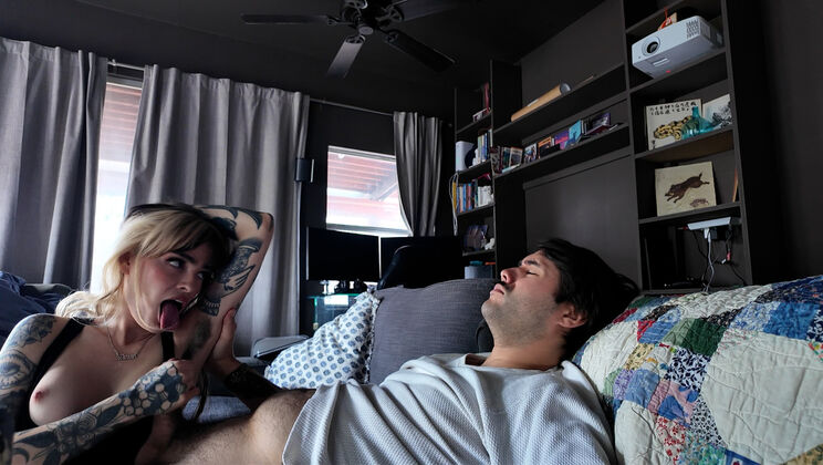 Handjob, Spit, and Teasing for Hairy
